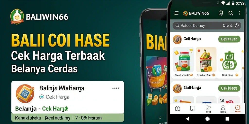 Tampilan antarmuka aplikasi BALIWIN66 yang sederhana dan mudah digunakan.