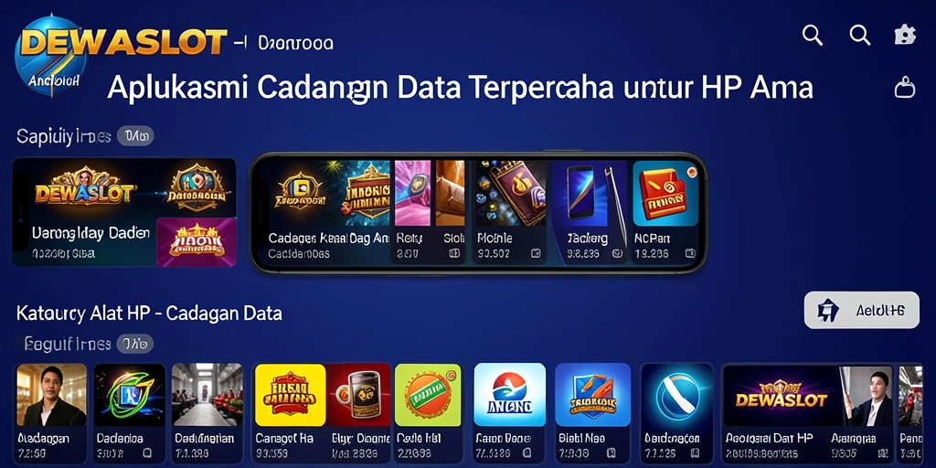 Tampilan antarmuka DEWASLOT untuk cadangan data yang mudah dipahami.
