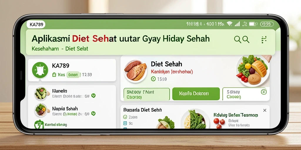 Antarmuka aplikasi KA789 yang menarik dan informatif.