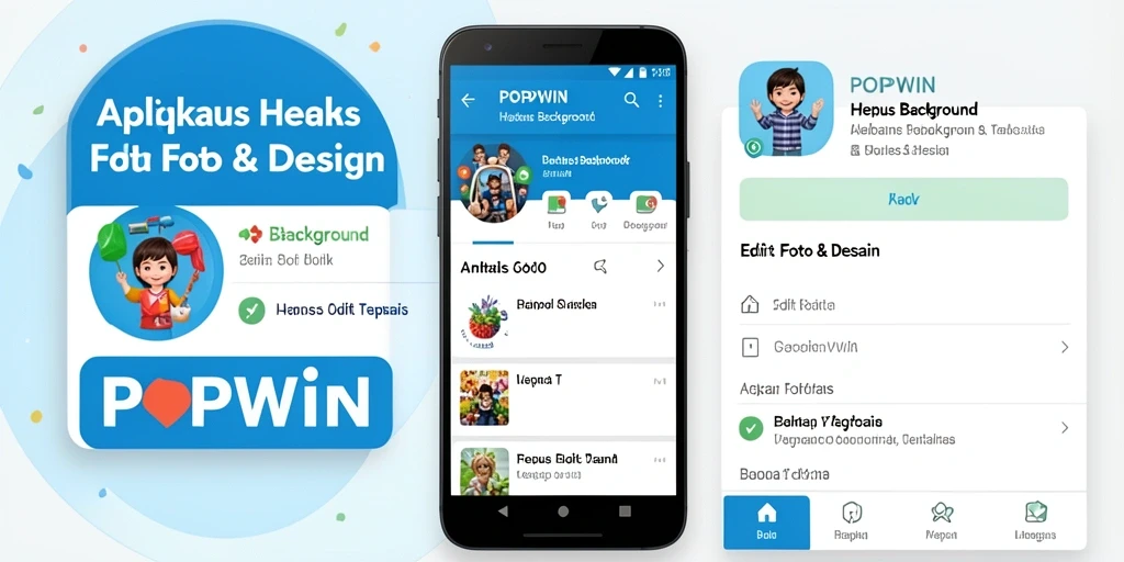 Tampilan antarmuka user-friendly dari POPWIN untuk Hapus Background.