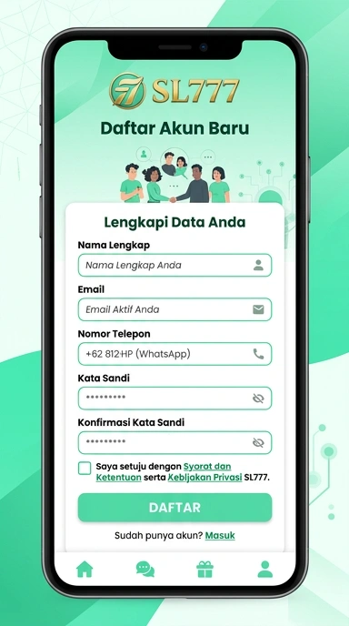 Panduan Registrasi Akun Baru sl777 untuk Pengguna Android